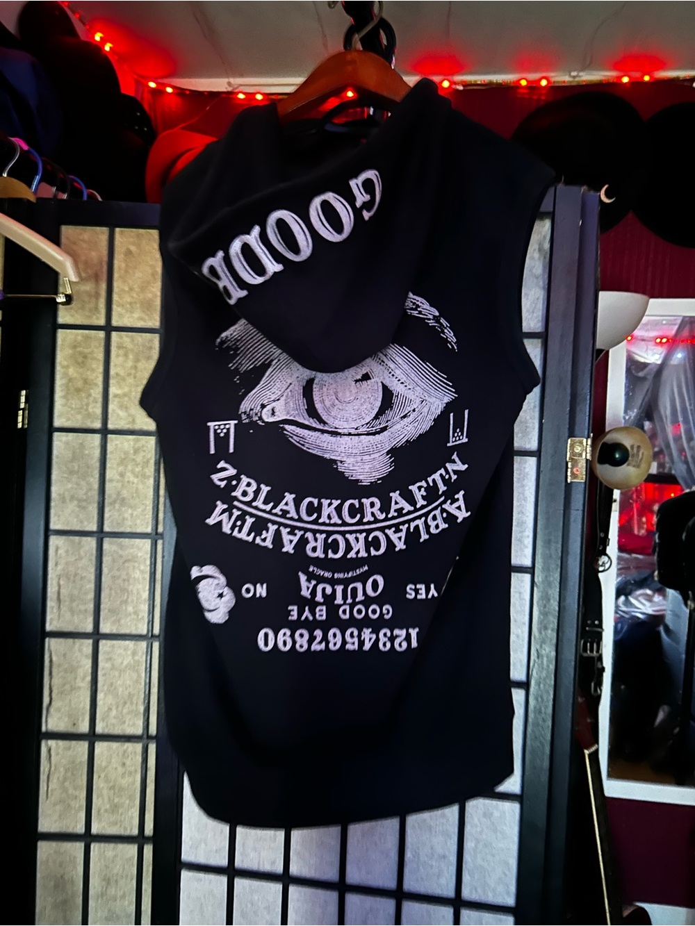 Blackcraft cult ouija sleeveless hoodie